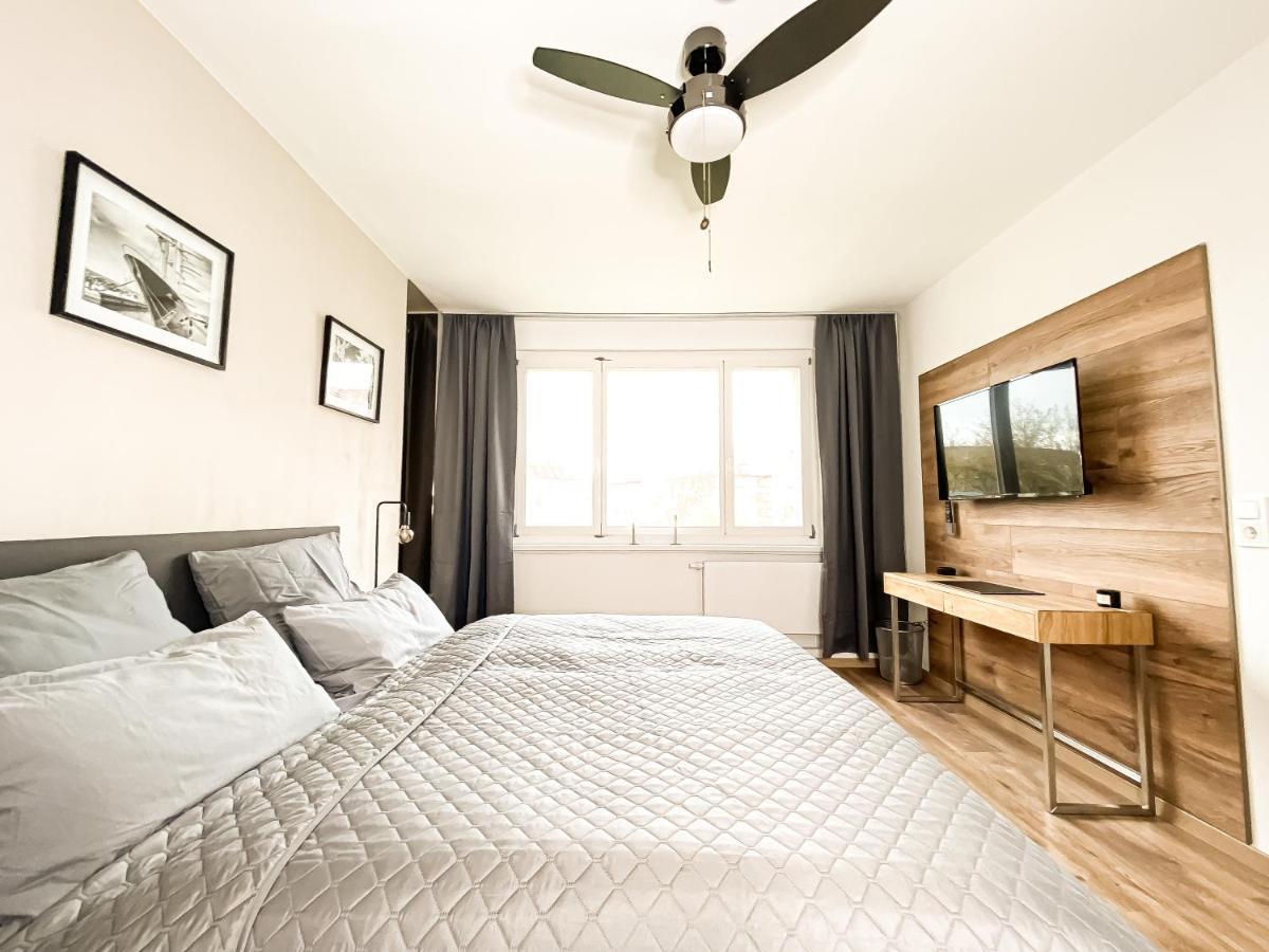 Modernes, Mediales Apartment, Naehe Der Neuen Leipziger Messe, Bis Vier Personen Luaran gambar