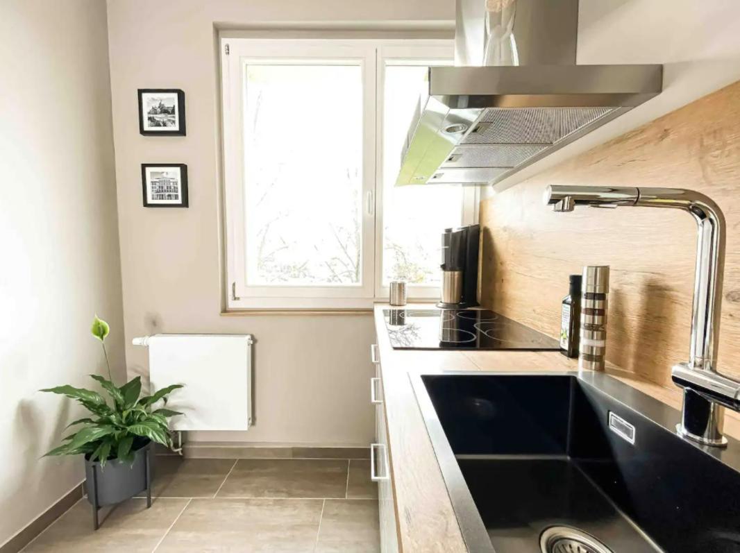 Modernes, Mediales Apartment, Naehe Der Neuen Leipziger Messe, Bis Vier Personen Luaran gambar